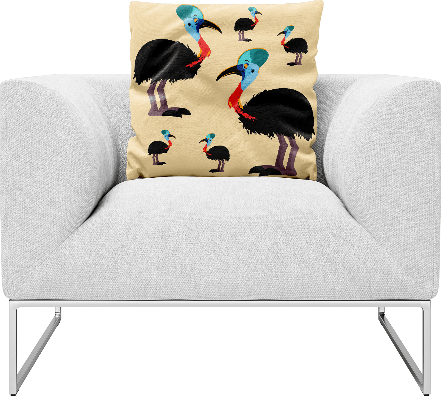 Casanova Cassowary Pillows Cushions - fungear.com.au