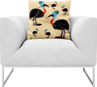 Casanova Cassowary Pillows Cushions 1