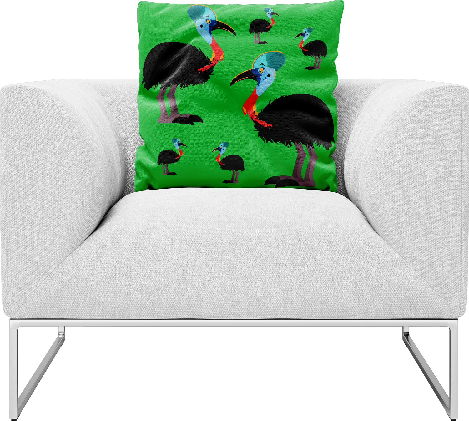 Casanova Cassowary Pillows Cushions - fungear.com.au