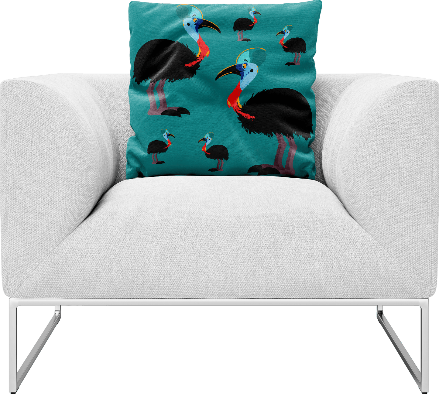 Casanova Cassowary Pillows Cushions - fungear.com.au