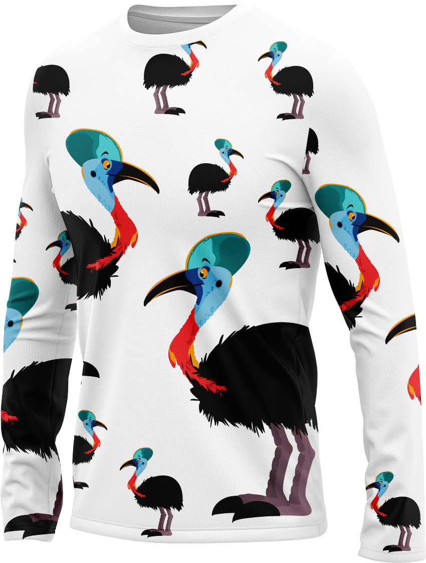 Casanova Cassowary Rash T-Shirt Long Sleeve - fungear.com.au