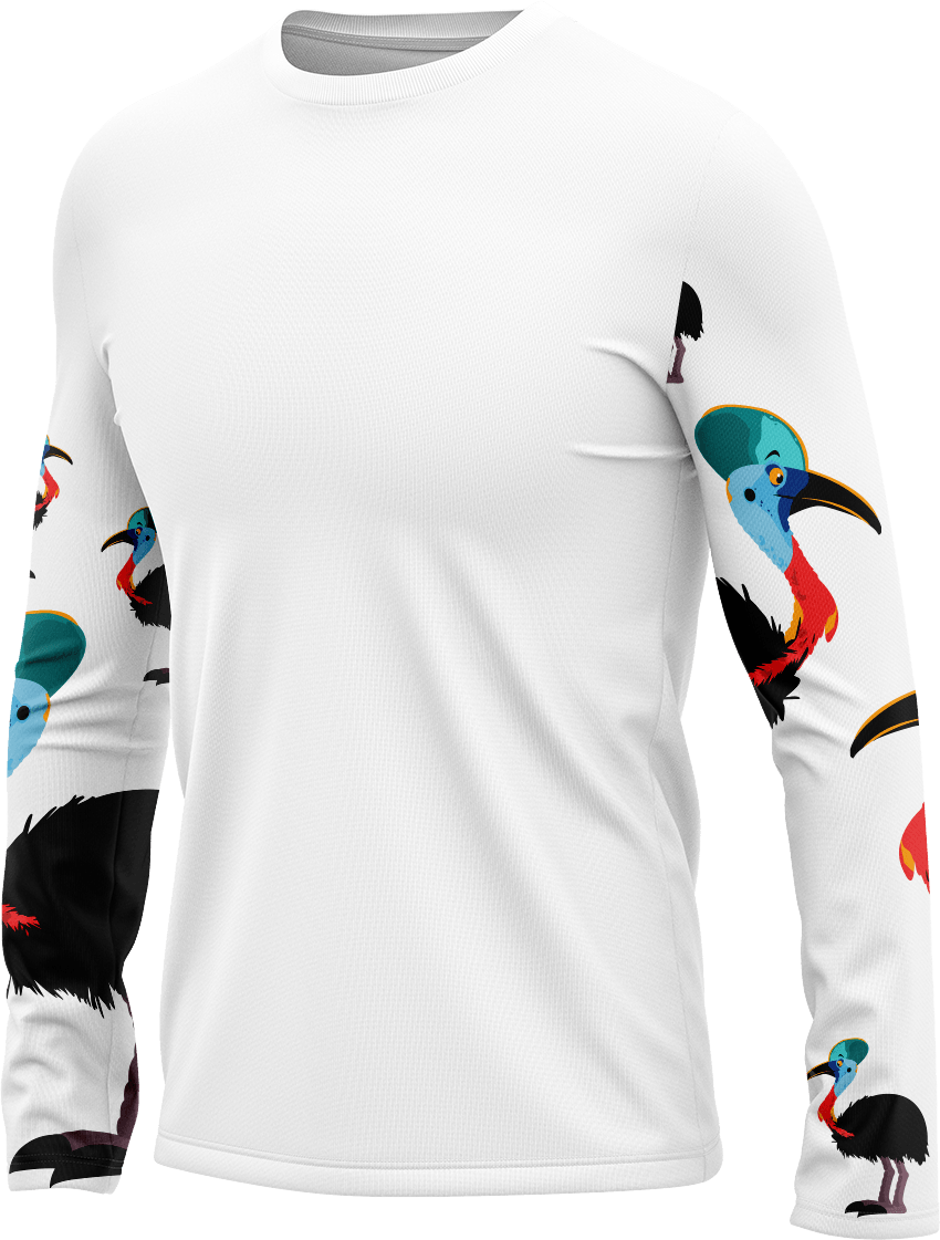 Casanova Cassowary Rash T-Shirt Long Sleeve - fungear.com.au