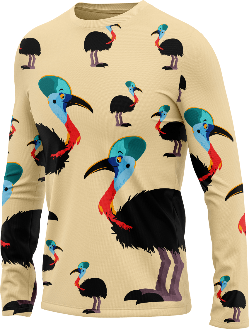 Casanova Cassowary Rash T-Shirt Long Sleeve - fungear.com.au