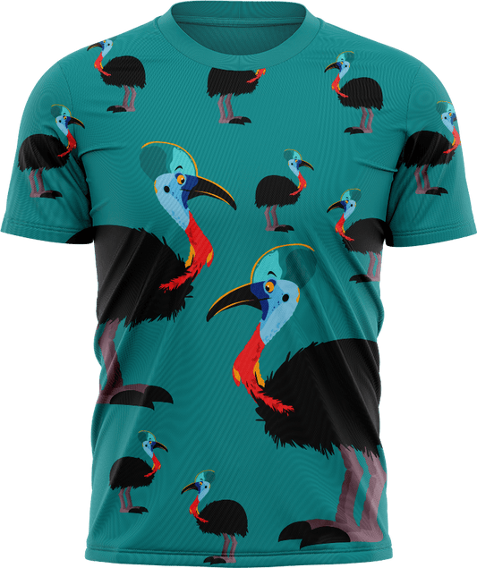 Casanova Cassowary T shirts - fungear.com.au