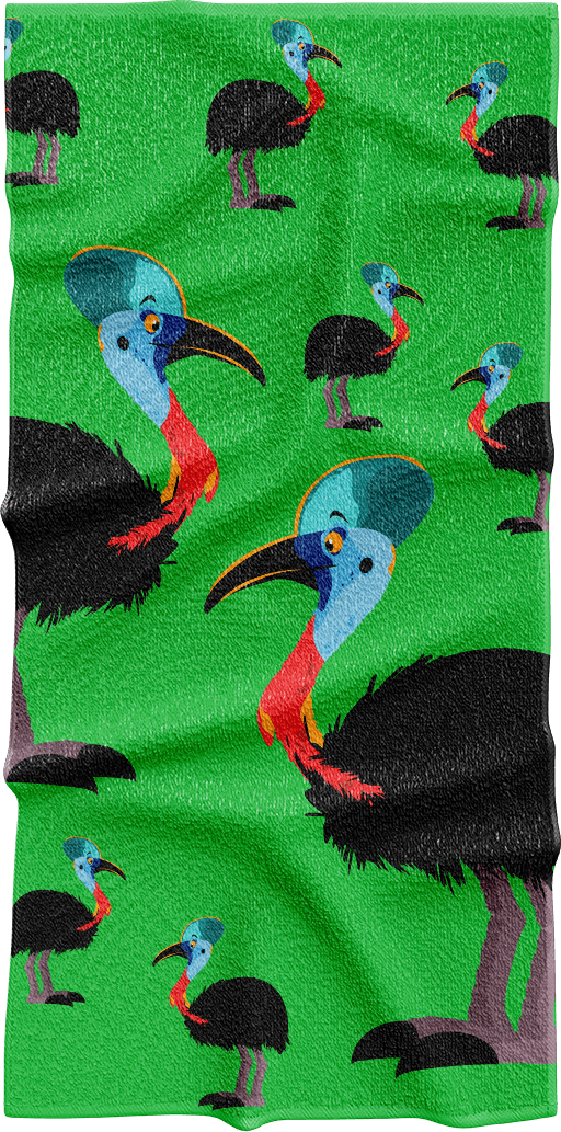 Casanova Cassowary Towels - fungear.com.au