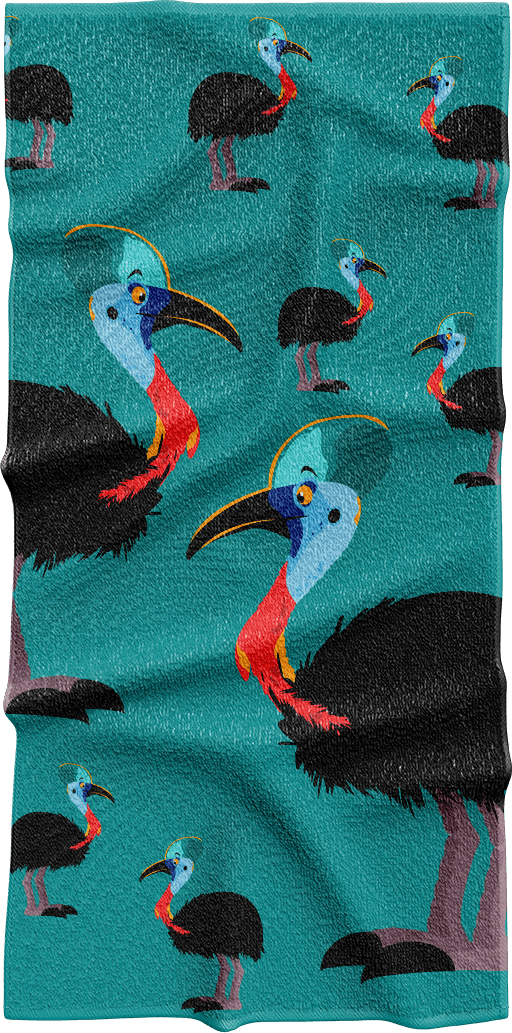 Casanova Cassowary Towels - fungear.com.au