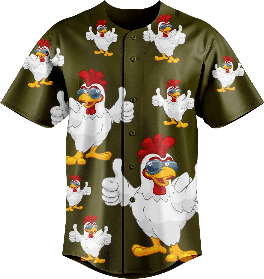 Champion Chook Baseball Jerseys - fungear.com.au