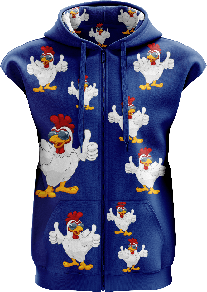 Champion Chook Full Zip Sleeveless Hoodie Jackets - fungear.com.au