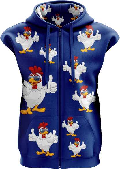 Champion Chook Full Zip Sleeveless Hoodie Jackets - fungear.com.au