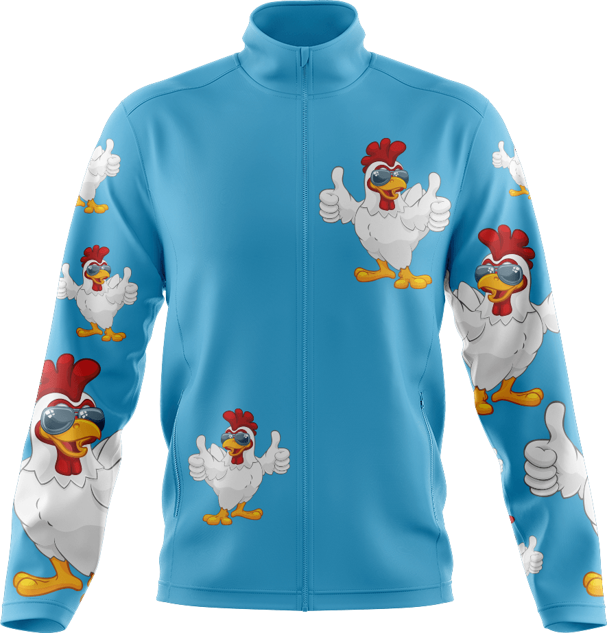 Cheeky Chook Full Zip Track Jacket - fungear.com.au