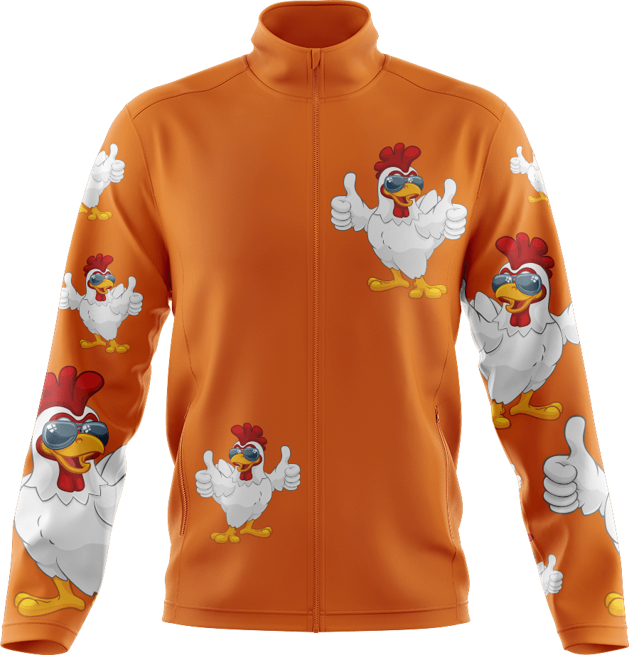 Cheeky Chook Full Zip Track Jacket - fungear.com.au