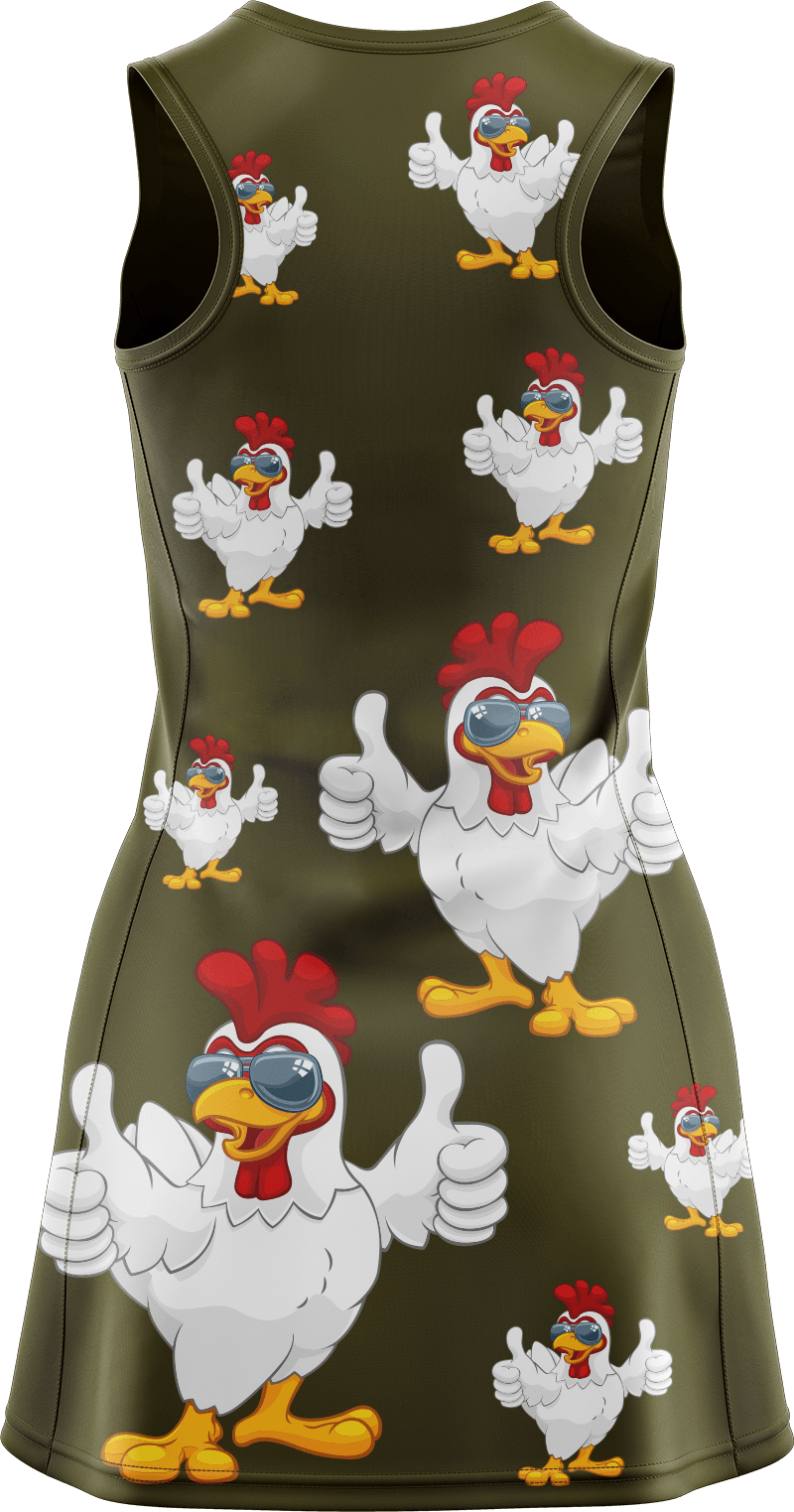 Cheeky Chook Ladies Mini Dress - fungear.com.au