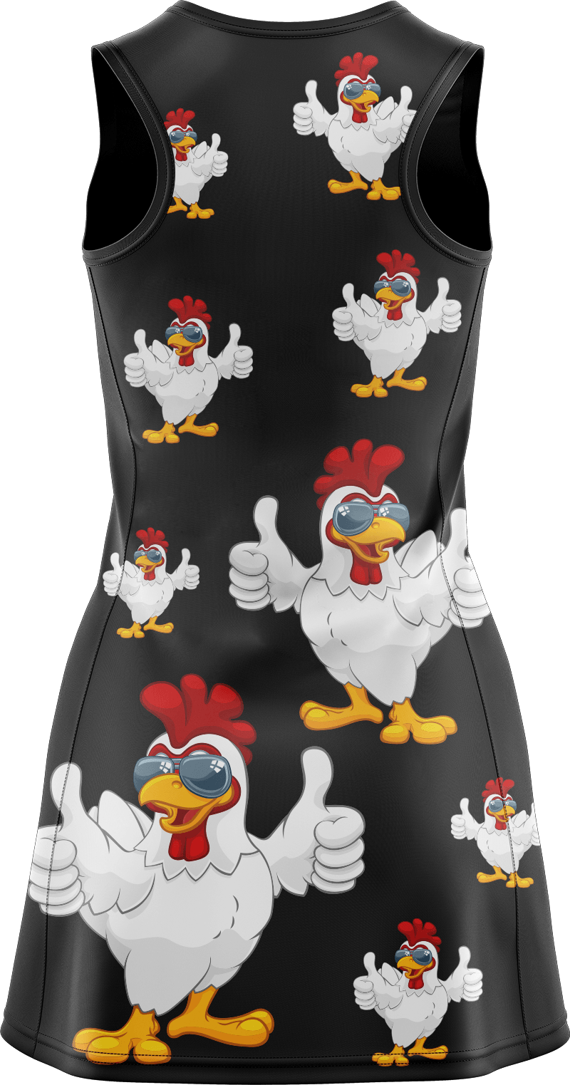 Cheeky Chook Ladies Mini Dress - fungear.com.au