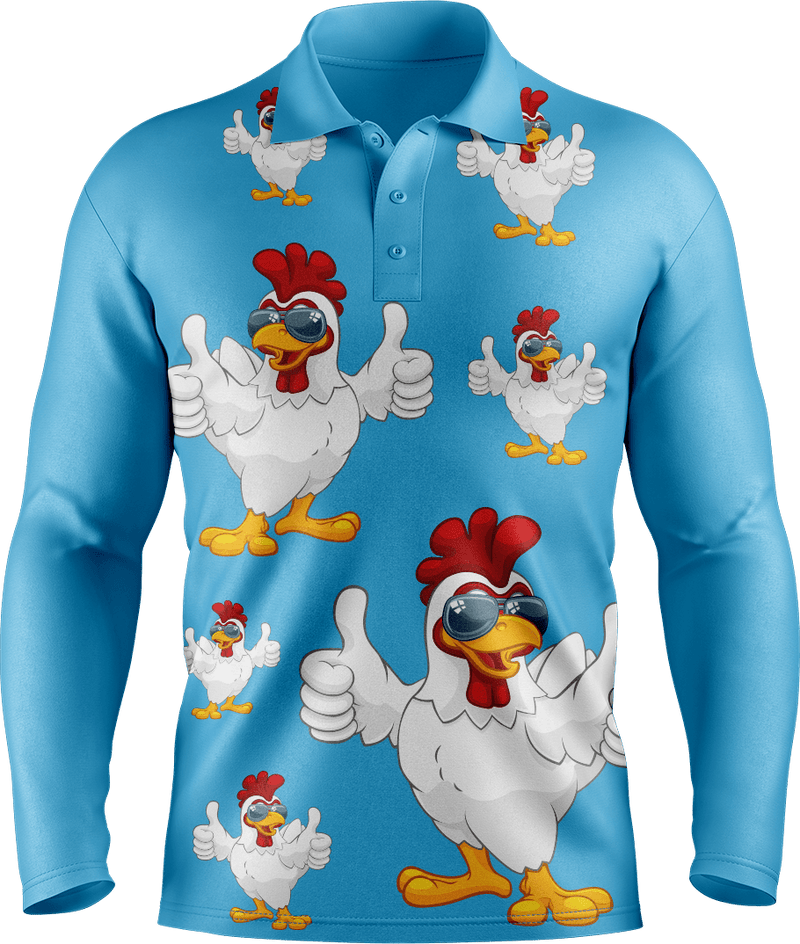 Champion Chook Men's Long Sleeve Polo