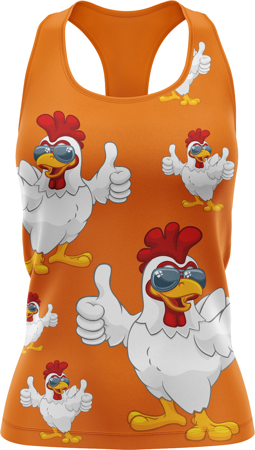 Cheeky Chook Singlets - fungear.com.au