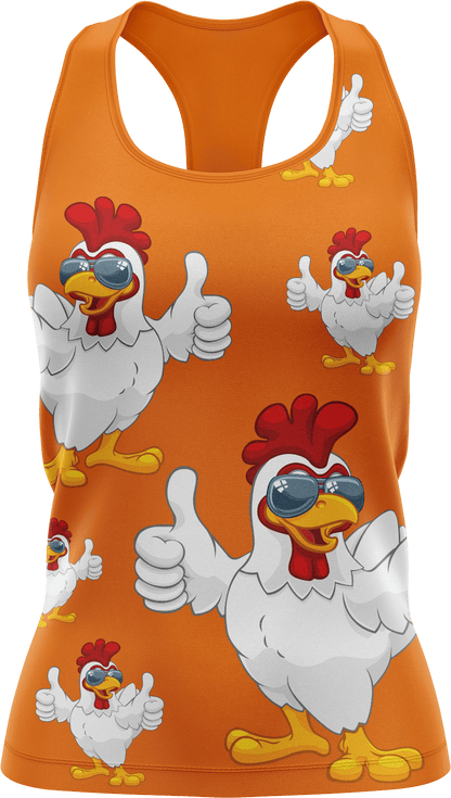 Cheeky Chook Singlets - fungear.com.au