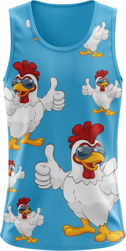 Cheeky Chook Singlets - fungear.com.au