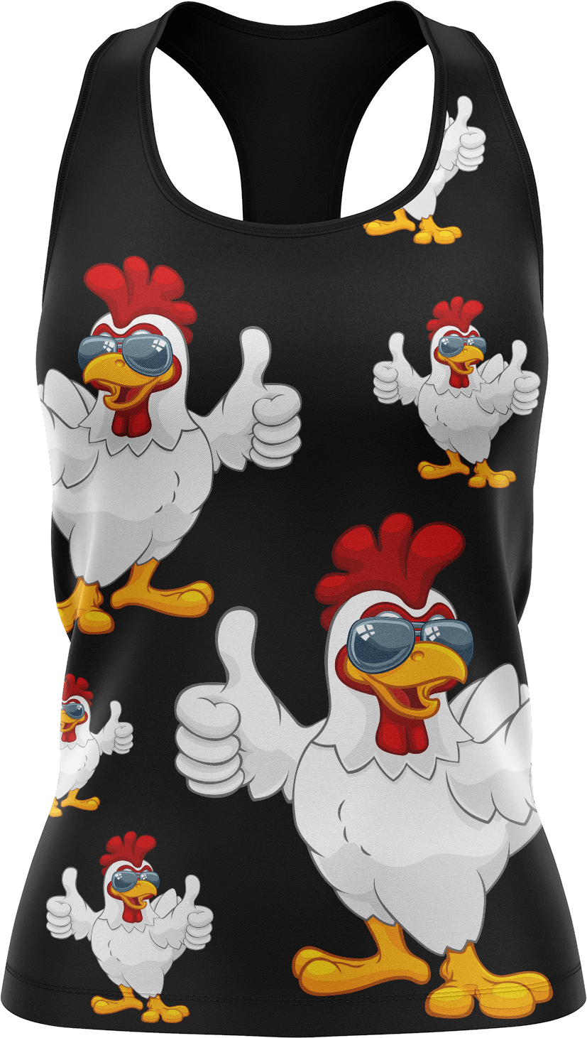 Cheeky Chook Singlets - fungear.com.au