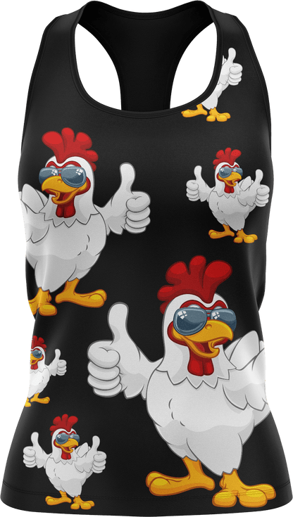 Cheeky Chook Singlets - fungear.com.au