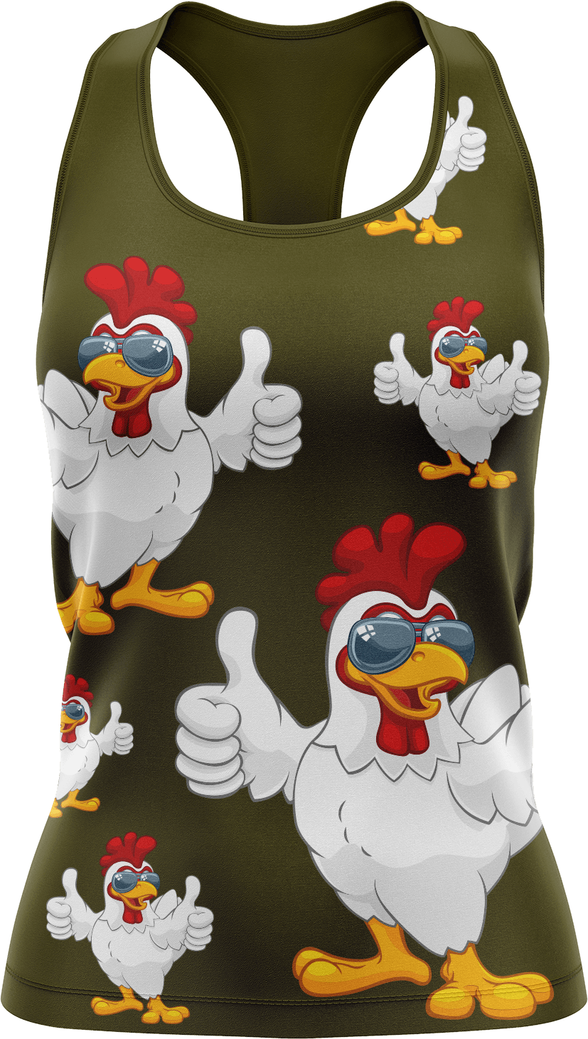 Cheeky Chook Singlets - fungear.com.au