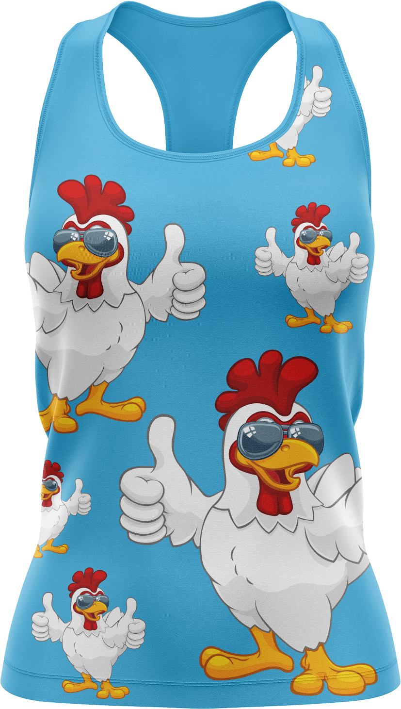 Cheeky Chook Singlets - fungear.com.au