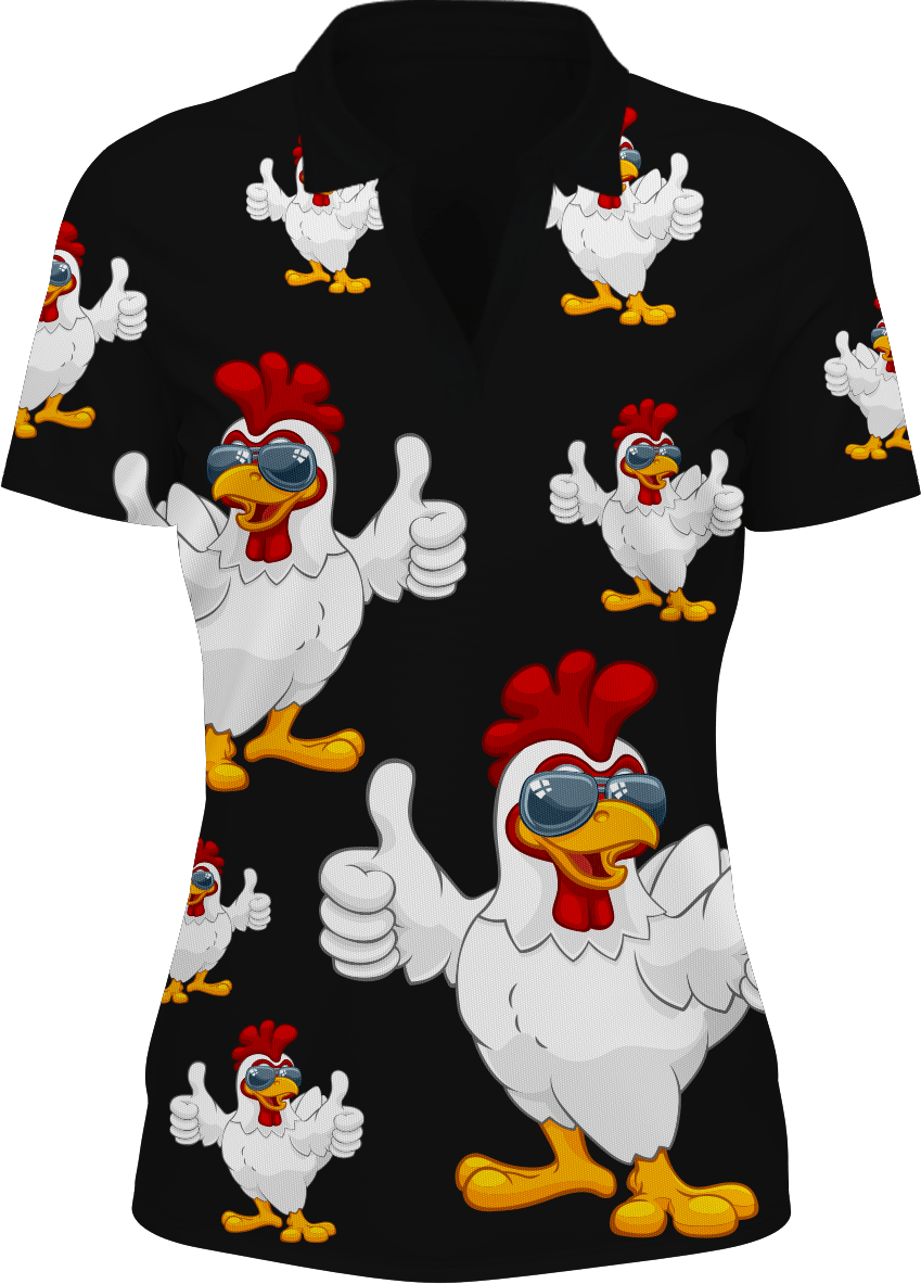 Cheeky Chook Women's Polo - fungear.com.au