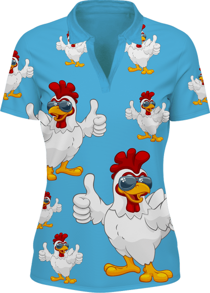 Cheeky Chook Women's Polo - fungear.com.au