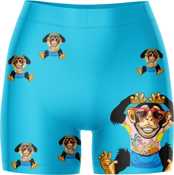 Cheeky Monkey Bike Shorts - fungear.com.au