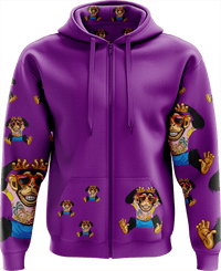 Cheeky Monkey Full Zip Hoodies Jacket 3