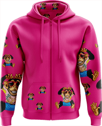 Cheeky Monkey Full Zip Hoodies Jacket 2
