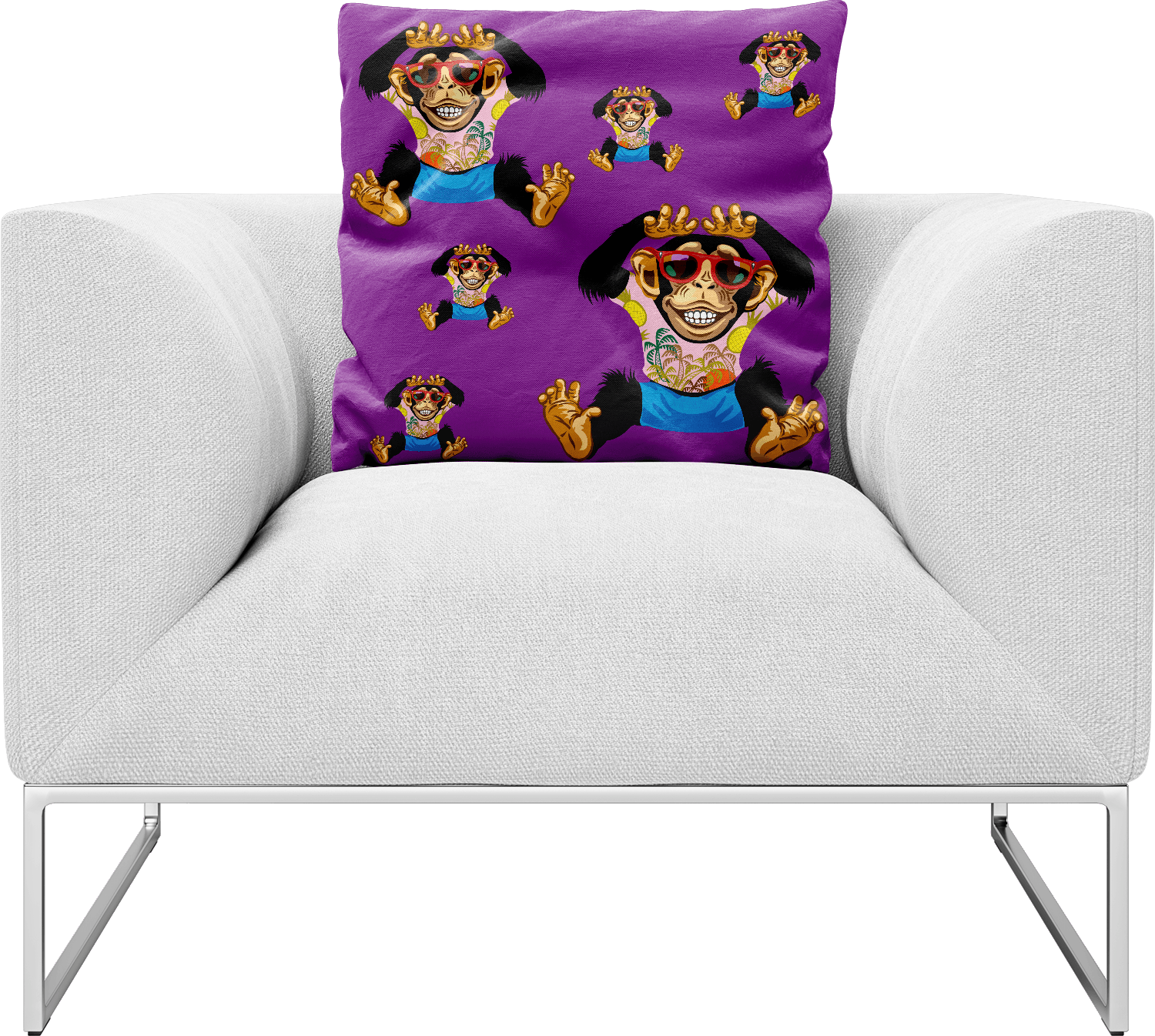 Cheeky Monkey Pillows Cushions - fungear.com.au