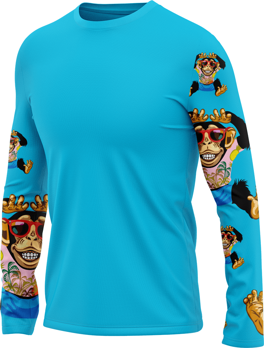 Cheeky Monkey Rash T-Shirt Long Sleeve - fungear.com.au