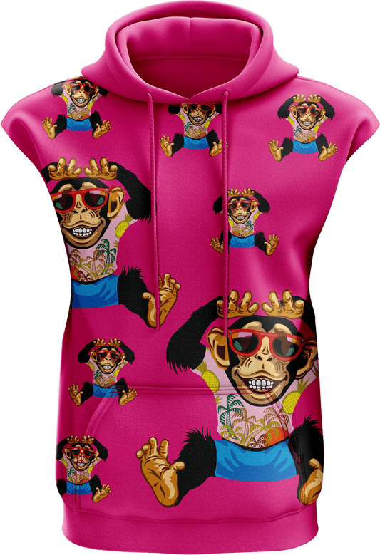 Cheeky Monkey Sleeveless Hoodie - fungear.com.au