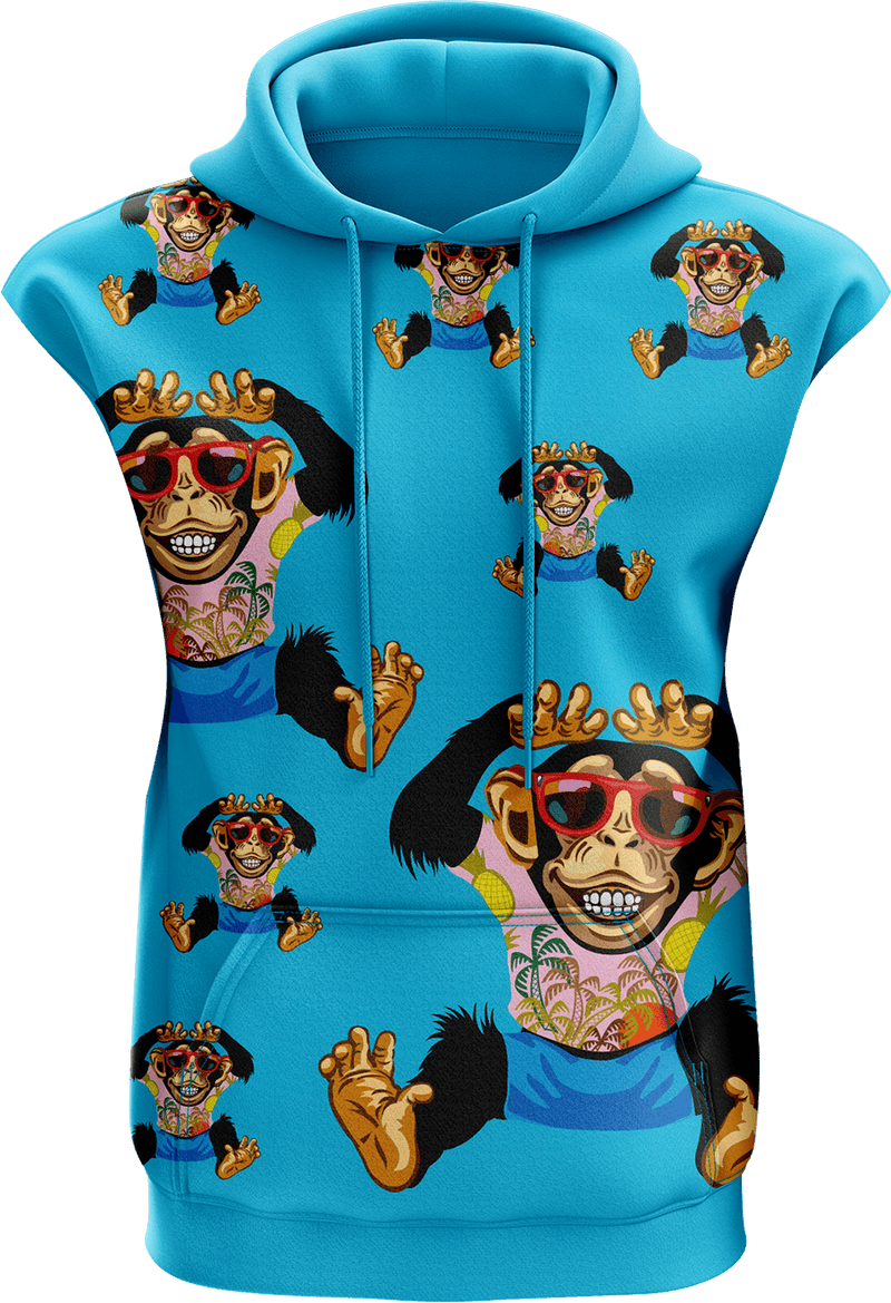 Cheeky Monkey Sleeveless Hoodie