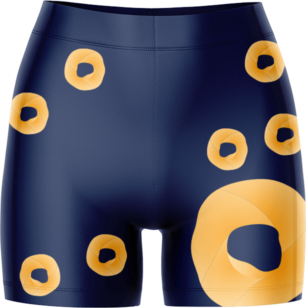 Cheezels Inspired Bike Shorts - fungear.com.au