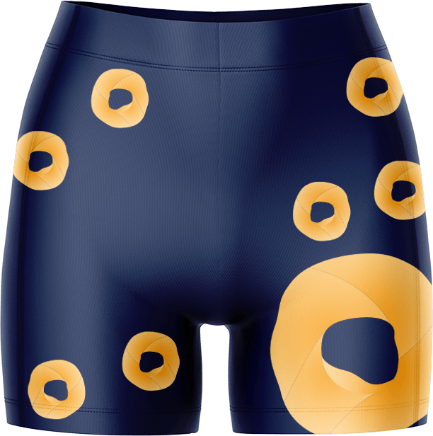 Cheezels Inspired Chamois Bike Shorts