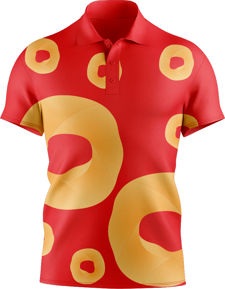 Cheezels Inspired Men's Short Sleeve Polo