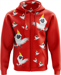 Cool Cockatoo Full Zip Hoodies Jacket 5