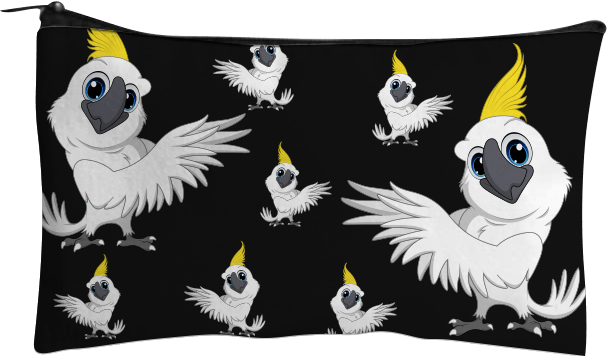 Cool Cockatoo Jumbo Pencil Case