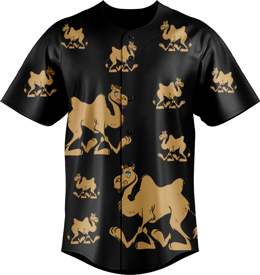 Cool Camel Baseball Jerseys