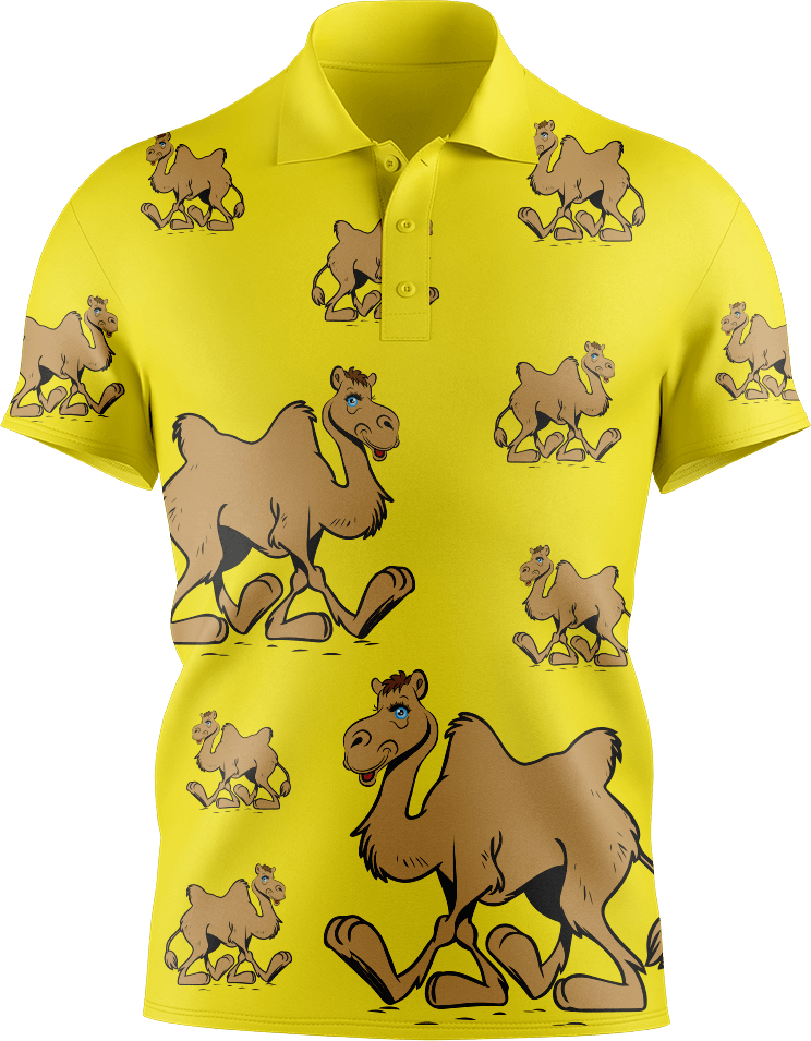 Cool Camel Men's Short Sleeve Polo