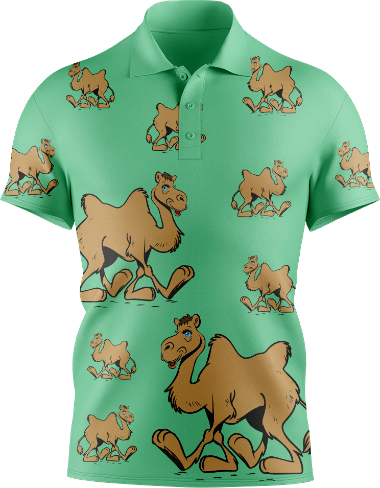 Cool Camel Men's Short Sleeve Polo - fungear.com.au