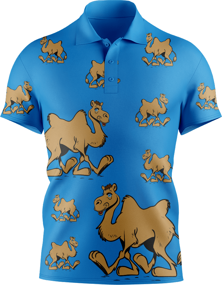 Cool Camel Men's Short Sleeve Polo - fungear.com.au
