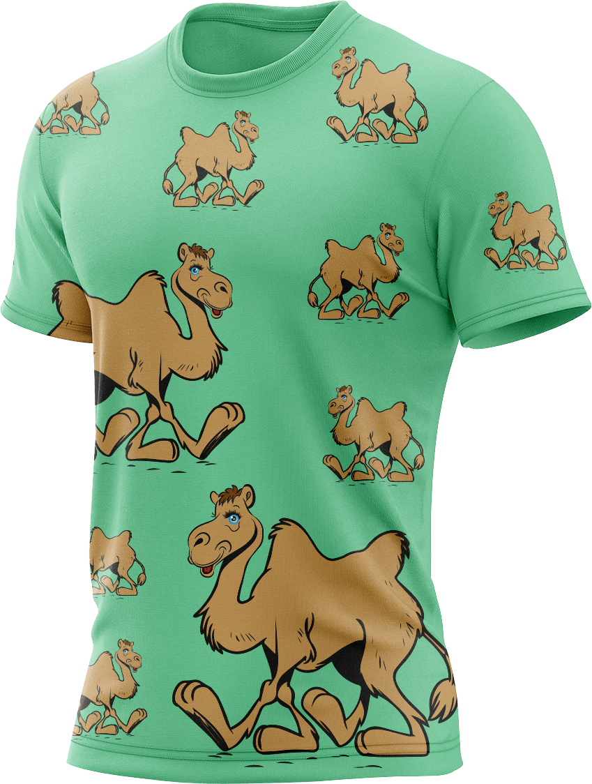 Cool Camel Rash Shirt Short Sleeve - fungear.com.au