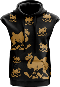 Cool Camel Sleeveless Hoodie 1