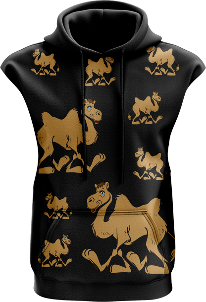 Cool Camel Sleeveless Hoodie - fungear.com.au