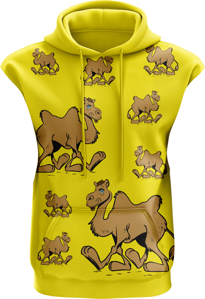 Cool Camel Sleeveless Hoodie - fungear.com.au