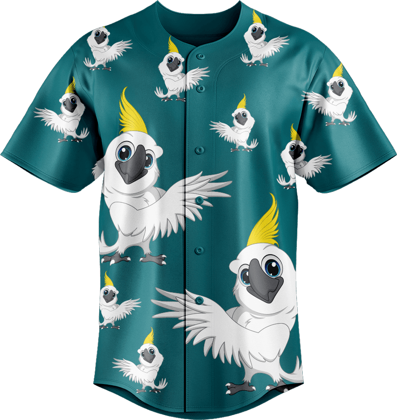 Cool Cockatoo Baseball Jerseys