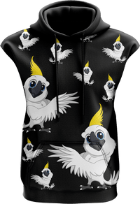Cool Cockatoo Full Zip Sleeveless Hoodie Jackets 4