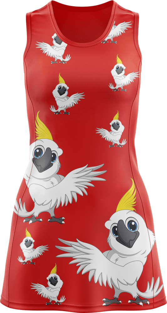 Cool Cockatoo Ladies Mini Dress - fungear.com.au